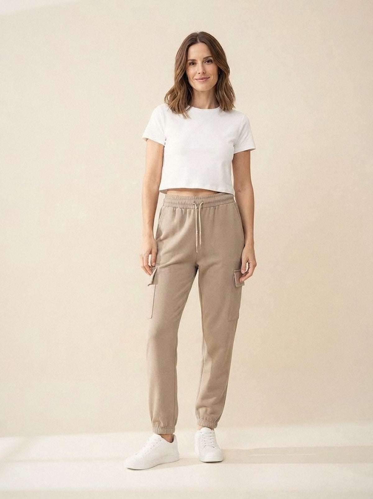 Pantalón jogger cargo topo — La Boutique, La Algaba