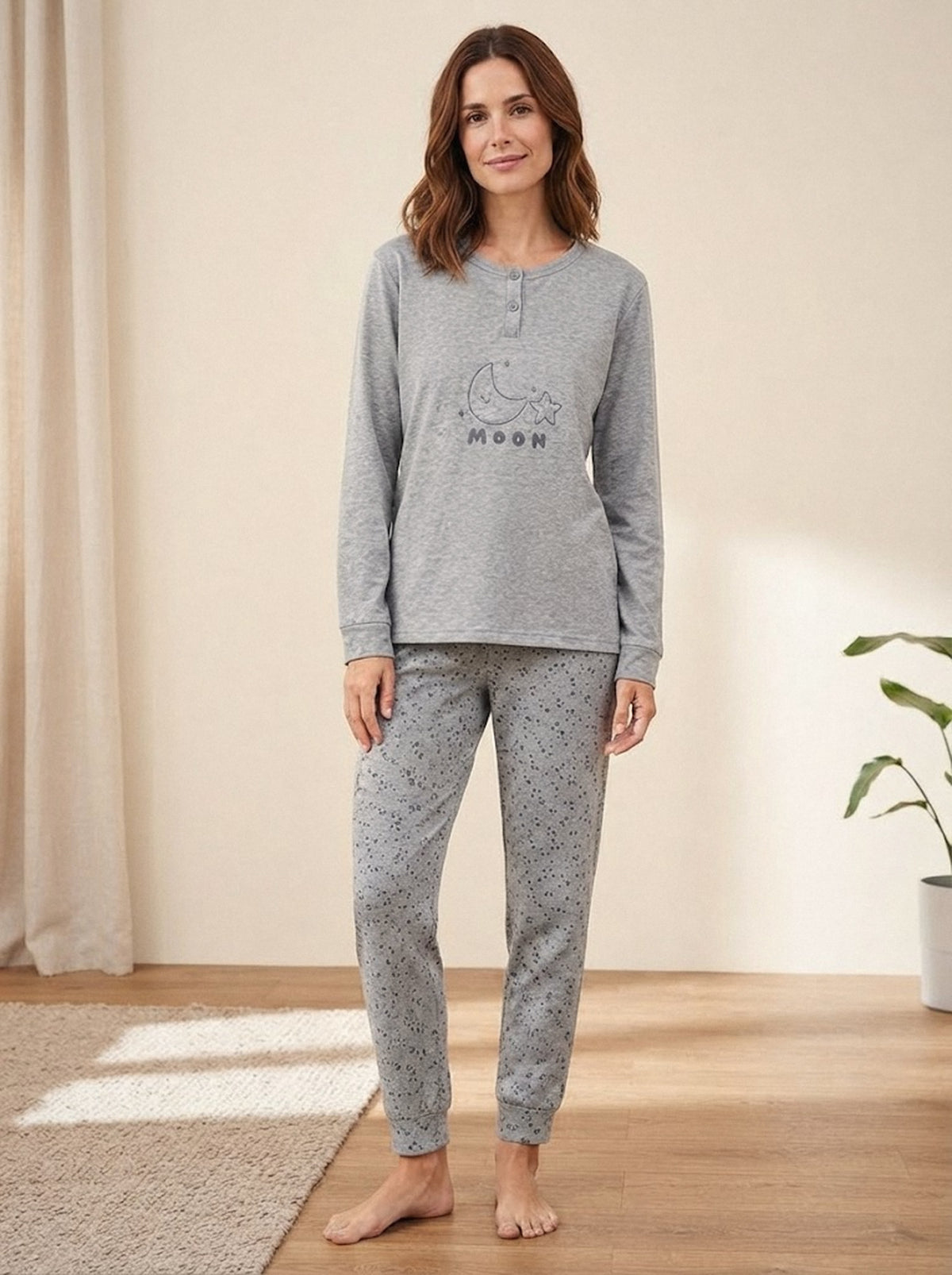 Pijama Moon gris — La Boutique, La Algaba