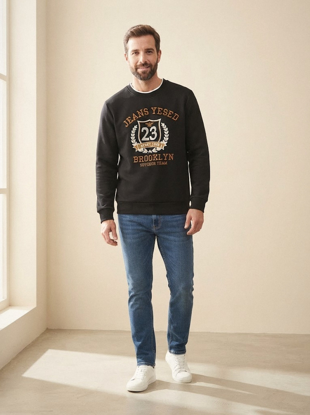Sudadera Brooklyn negro — La Boutique, La Algaba